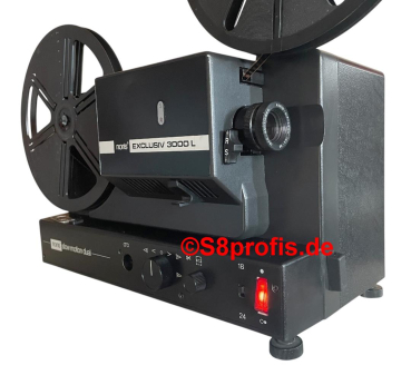 Preview: Noris Exclusiv 3000L Multiformat Filmprojektor , Super 8 & Normal 8 Projektor(280725)